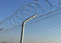 Jiletli Tel Koruma Mesh ile Güvenlik Zinciri Bağlantı Mesh Çit Üstü