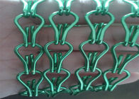 1.6mm Tel Çapı Sineklik Zincir Perde Siyah / Yeşil Renk