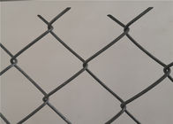 Mühendislik için Gümüş Zincir Bağlantı Çit Kumaş 50x50mm Örgü Sıcak Galvanizli Çelik Tel