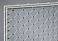 Dayanıklı Paslanmaz Çelik Halat Hasır Net, 1.2mm - 3.2mm X Eğilimli Kablo Mesh