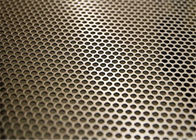 Yuvarlak Delikli Sıcak Daldırma Galvanizli Dekoratif Delikli Metal Paneller Hafif Çelik / Karbon Çelik