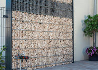 75x75MM Açılı Kaynaklı Tel Gabionlar Bahçe Dekorasyon Duvar için Mesh