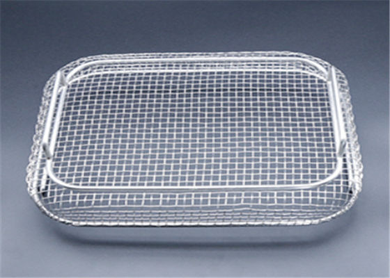 Tıbbi Cihaz Sterilizasyonu için SS304 Hasır Sepetler