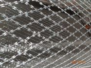 Çit Koruması İçin Gümüş Endüstriyel 100x150 BTO-18 Kaynaklı Jiletli Hasır