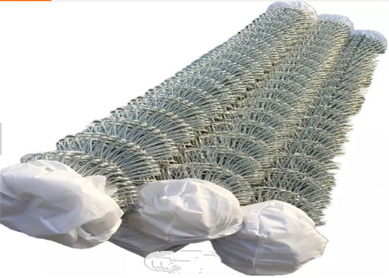 Korozyon önleyici 6FT 7FT 8FT Zincir Bağlantı Çiti Galvanizli Zincir Bağlantı Eskrim