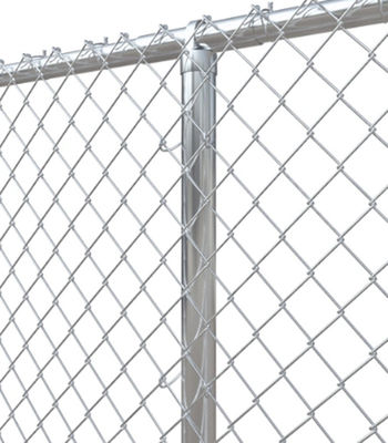 2.4m Yüksek Galvanizli PVC Kaplı Zincir Bağlantı Örgü Çit Güneş Direnci